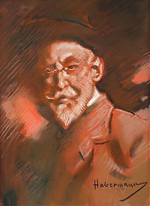 Hugo von Habermann - Ritratto di un uomo con la barba o Autoritratto